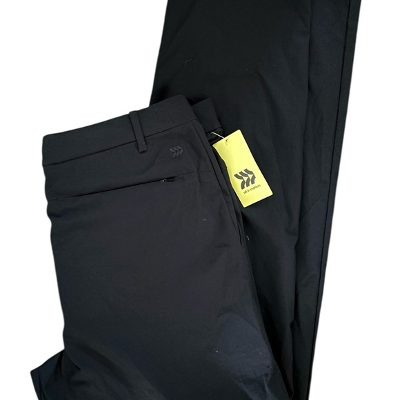 All In Motion Men’s Black Commuter Pants Sz 34X32 Casual Mid Weight Stretch NWT - Picture 2 of 7